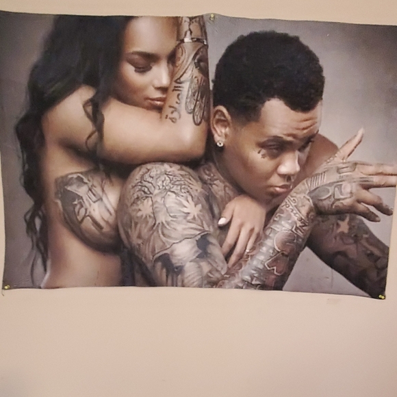 Custom Kevin Gates and Dreka blanket - Picture 1 of 3
